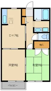 アスール鷺沼【2階】の間取り