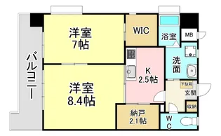 渡邊ビルII【9階】の間取り