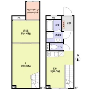 VISTA MAGOME【1階】の間取り