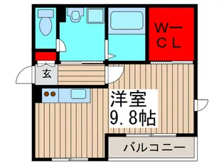 ヴェルク弐番館【2階】の間取り