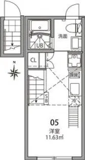 心葉テラス大岡山【2階】の間取り