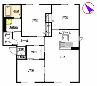 エステートSAKURA【2階】の間取り