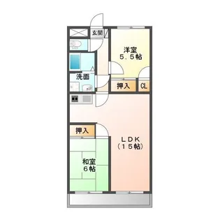 ラトゥール西阿倉川【6階】の間取り