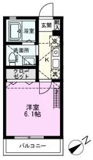 Revaty弐番館【2階】の間取り