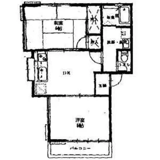 愛川パレス小川A【2階】の間取り