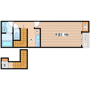 VivalesSeeba 小松島【2階】の間取り