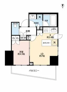 パークホームズ西荻窪グランビュー【10階】の間取り