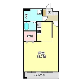 レイクフォレスト【2階】の間取り