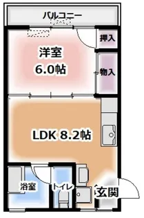Lumius Matsumoto【3階】の間取り