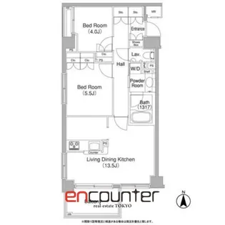 コンフォリア西早稲田【3階】の間取り