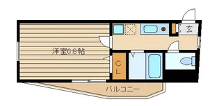 コーラルコート学園町【3階】の間取り