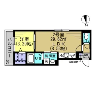 グランディール【1階】の間取り