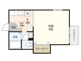 カサベルデ【2階】の間取り