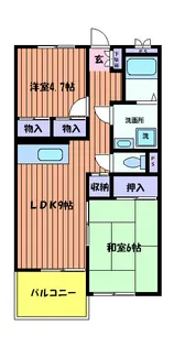 セントラルコーポフェニックス【3階】の間取り