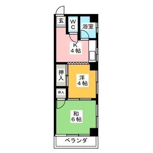 吉川マンション【3階】の間取り