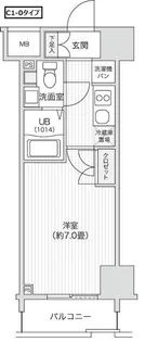 レジディア笹塚II【12階】の間取り