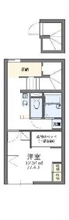レオパレスすみれ【2階】の間取り