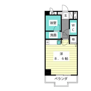 ライフ牧の里【4階】の間取り