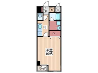 estbrickkokusaidaimae【6階】の間取り