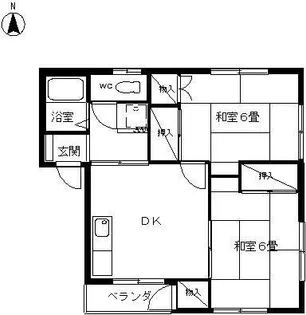 アントパレス【1階】の間取り
