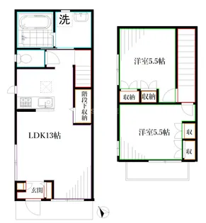 立野町21-19の間取り
