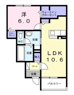 ノール・エトワール【1階】の間取り