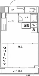 五反野ダイヤモンドマンション【9階】の間取り