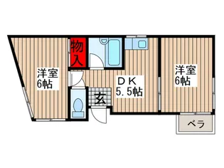 サンパティオ大泉【2階】の間取り