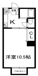 サウスサイド【1階】の間取り