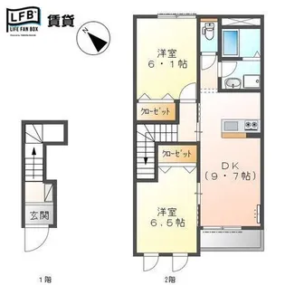 グランヴィレッジ【2階】の間取り