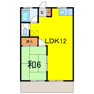 エトアール畑 1F(熊谷市新堀)【1階】の間取り
