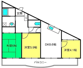 シェーンレーベASAMA【4階】の間取り