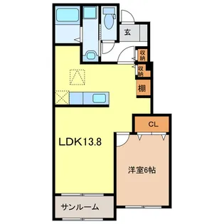 ペルマネンテ【1階】の間取り