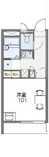 レオパレス吉宗【4階】の間取り