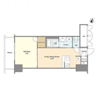 グランハイツ高田馬場【13階】の間取り