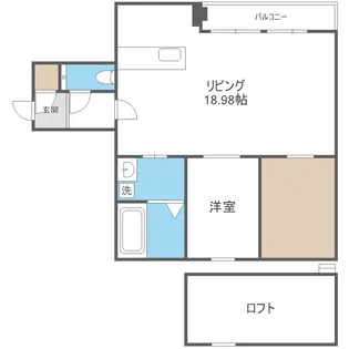 ピオネロ148【3階】の間取り