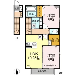 Grove八ヶ岳【2階】の間取り