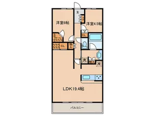 ザガーデンズ東京王子エアリーコート【9階】の間取り
