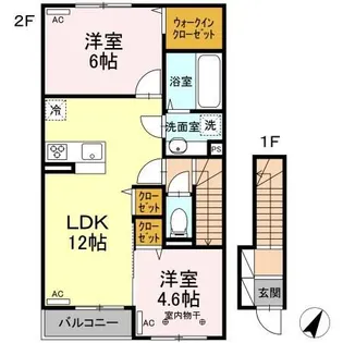 メゾン・デュレ【2階】の間取り