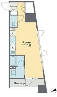 ベルファース戸越スタティオ【7階】の間取り