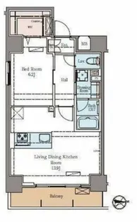 ラグゼナ秋葉原【8階】の間取り