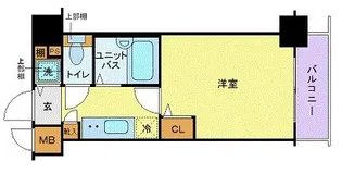 トーシンフェニックス芝浦ベイフォート【3階】の間取り