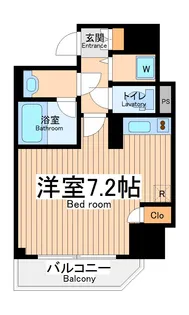 アヴァンツァーレ川崎イースト【4階】の間取り