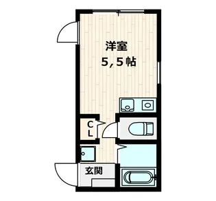 ルーチェ向山I【1階】の間取り