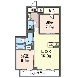 メゾン スプランディッド【3階】の間取り