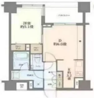 クリオ三ノ輪ラ・モード【6階】の間取り