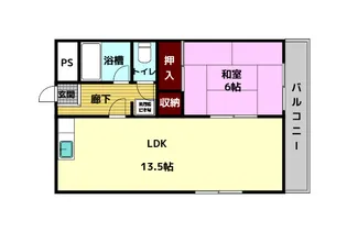 コーポ五風【3階】の間取り