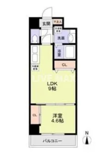 ビクトワール西大路御池【6階】の間取り