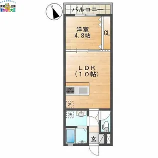 VISTA LAGO【2階】の間取り