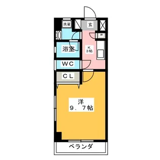 椿山荘【8階】の間取り